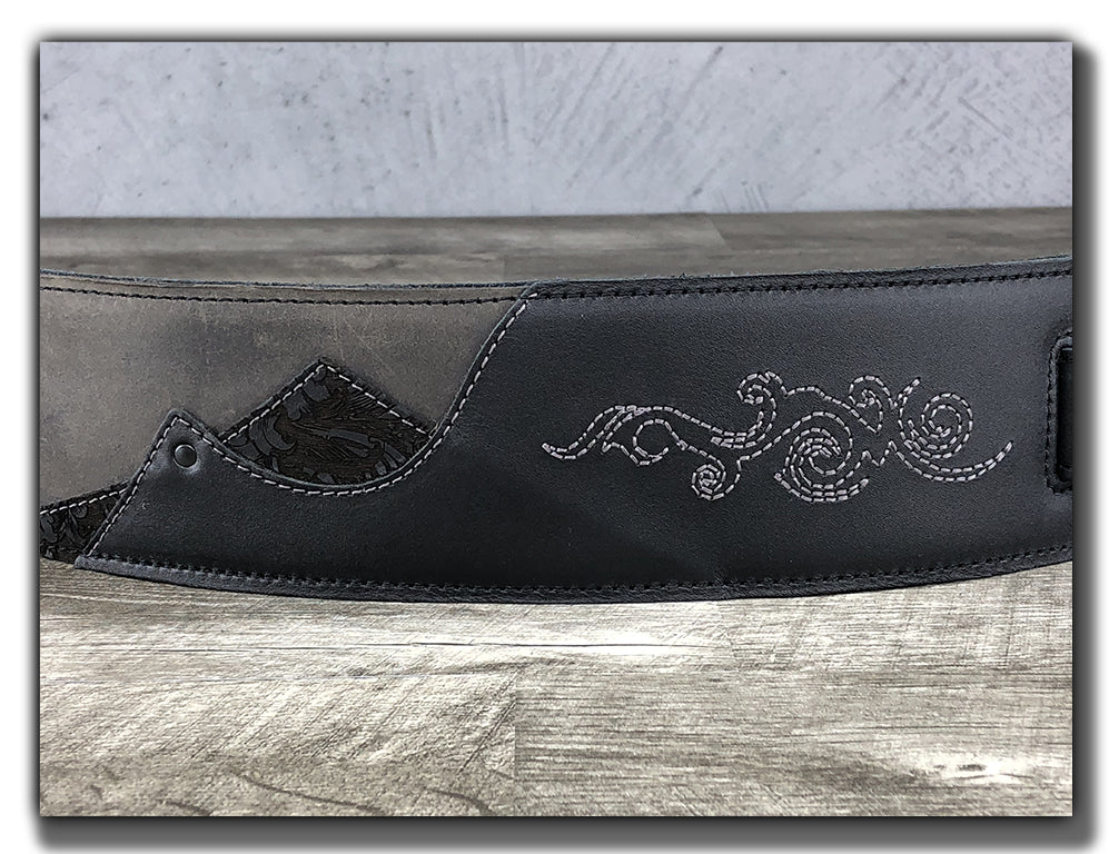 Shadowlands - TwoTone Leather Guitar Strap