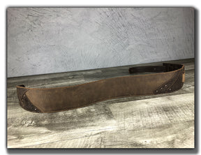 Overland - Whiskey Brown Leather Guitar Strap