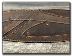 Blackwood - Whiskey Brown Leather Guitar Strap