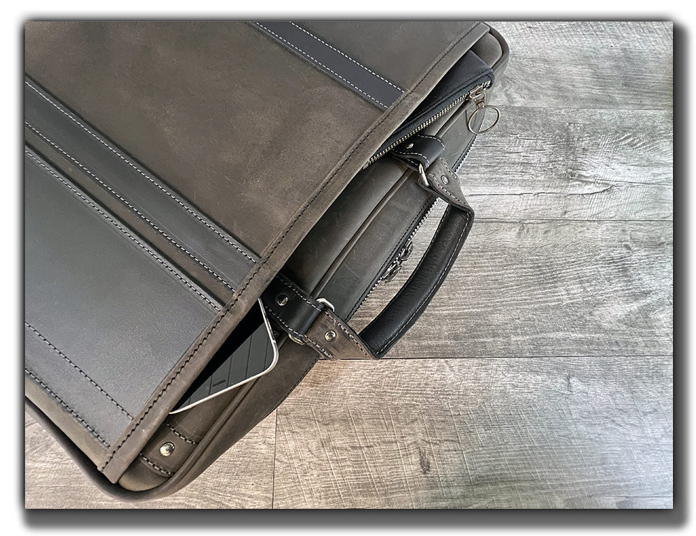 Leather Laptop Briefcase, Laptop Bag