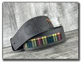 Buchanan - Tartan Plaid and Aged Steel Leather Guitar Strap - Numbered Limited Edition