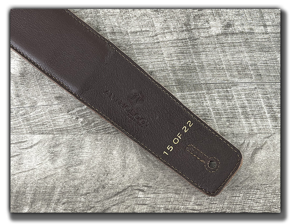 Scout - Tobacco Leather Guitar Strap - Numbered Limited Edition
