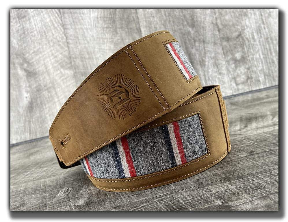 Scout - Tobacco Leather Guitar Strap - Numbered Limited Edition