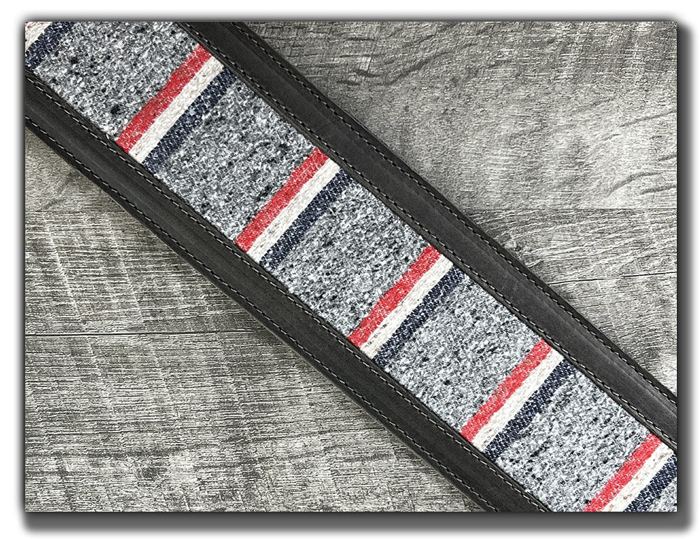 Scout - Aged Steel Leather Guitar Strap - Numbered Limited Edition