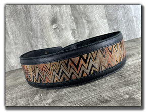 Temperaments - Carbon Black Leather Guitar Strap - Numbered Limited Edition