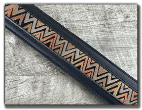 Temperaments - Carbon Black Leather Guitar Strap - Numbered Limited Edition
