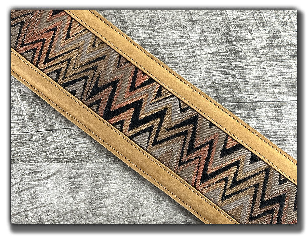 Temperaments - Tobacco Leather Guitar Strap - Numbered Limited Edition