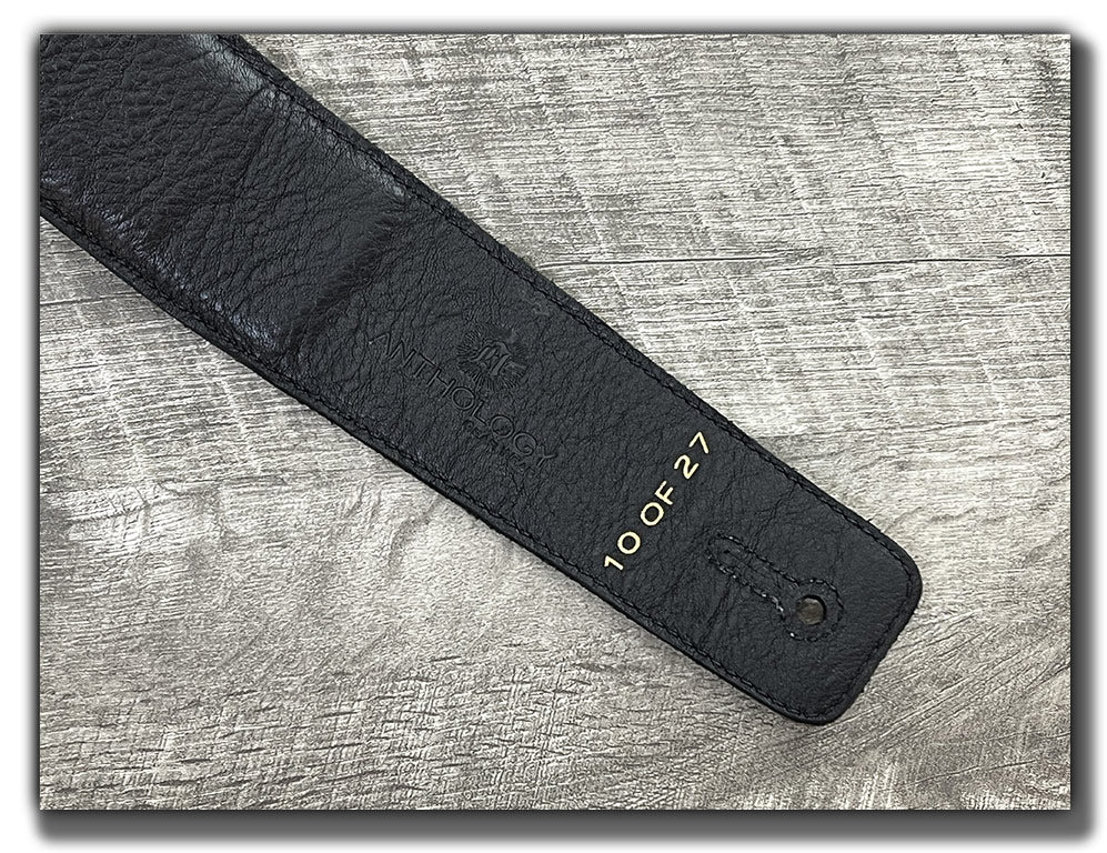 Zuma - Tobacco Leather Guitar Strap - Numbered Limited Edition